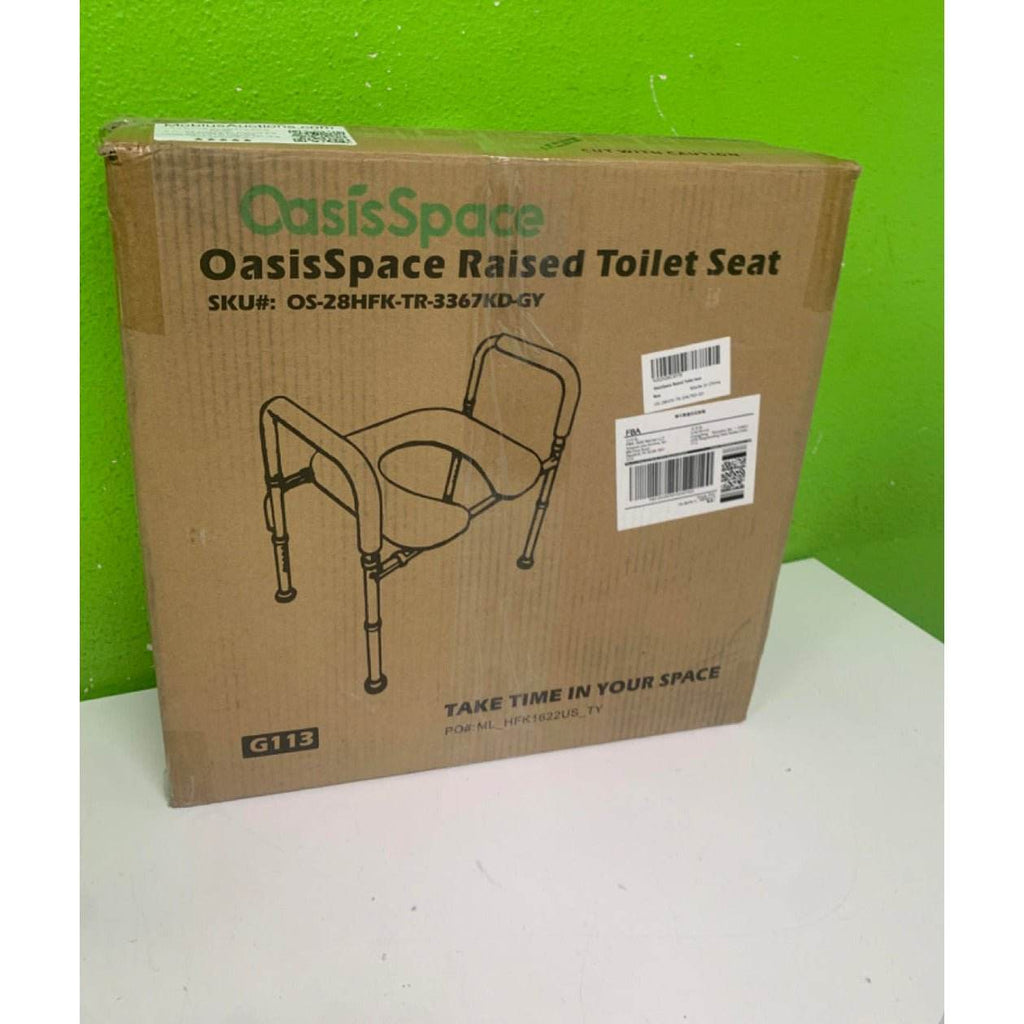 Raised Toilet Seat 300lb Heavy Duty Medical Raised Homecare Commode