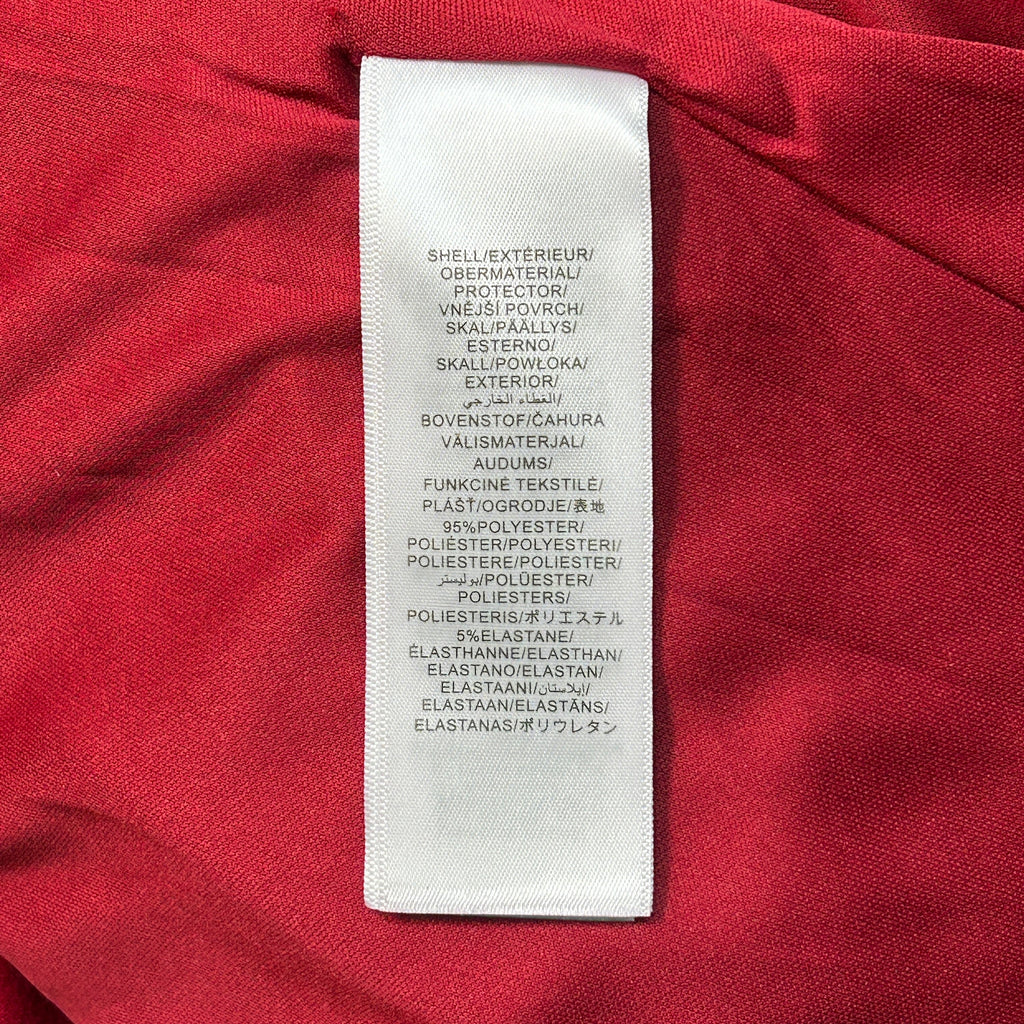ADRIANNA PAPELL Knit Crepe Pearl Trim Dress Red Size 4 (New)