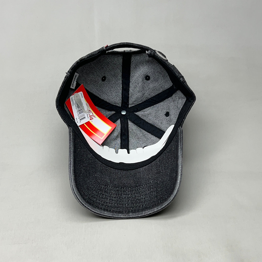 COCA-COLA Baseball Cap Strap Back Sz One Size Black 23635 (New)