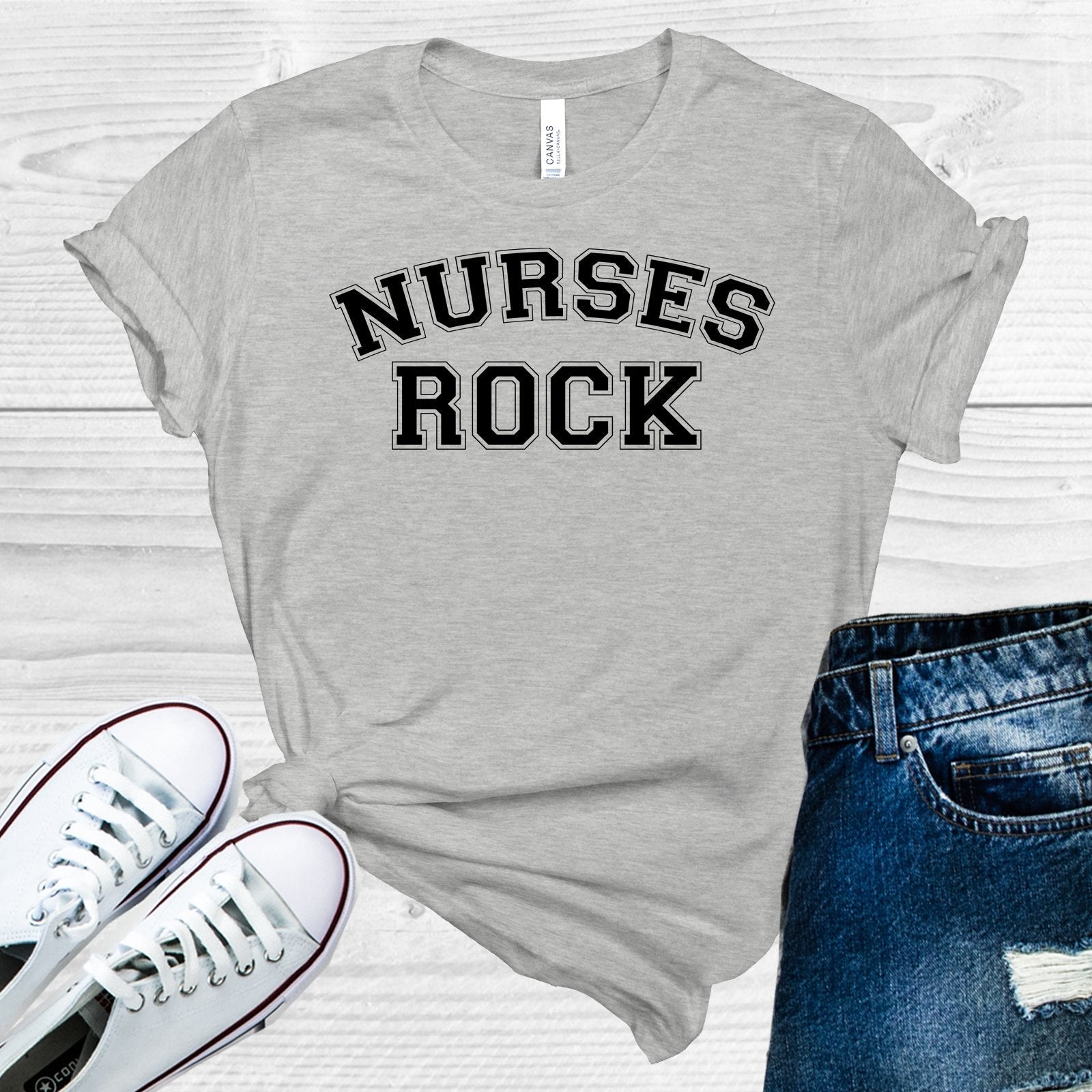 Nurses Rock Graphic Tee