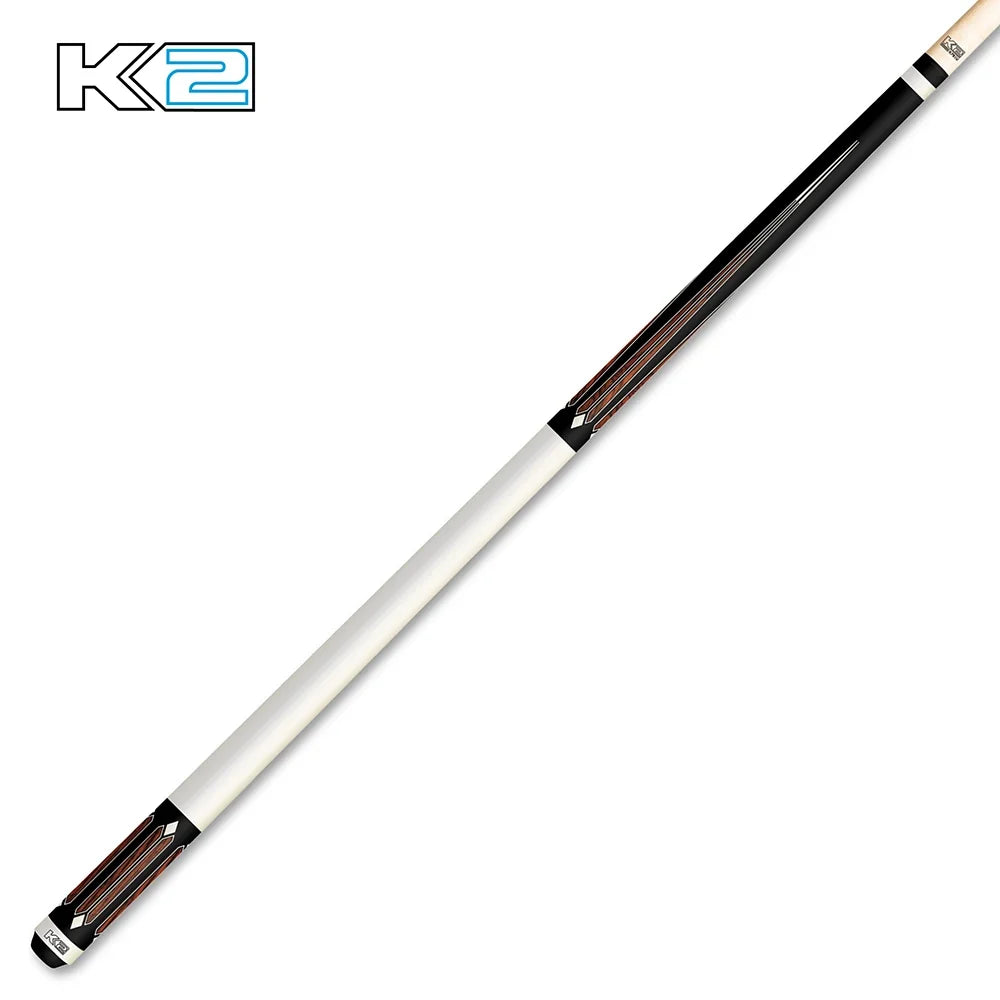 K2 Black, Floating Cocobolo Point, White Wrapless Wrap