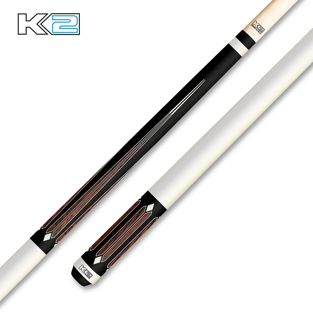 K2 Black, Floating Cocobolo Point, White Wrapless Wrap