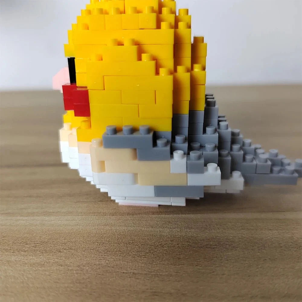 Colorful Parrot Micro Mini Building Blocks | Educational DIY Building Set for Kids and Adults