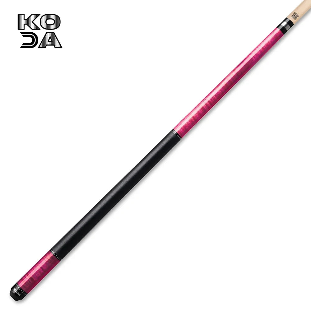 KODA Curly Maple Cue Stick with Irish Linen Wrap and Maple Shaft