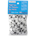 Flat Back Wiggle Eyes 190 piece pack