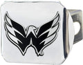 Washington Capitals Hitch Cover Solid Metal with Raised Chrome Metal Emblem 2" Square Type III