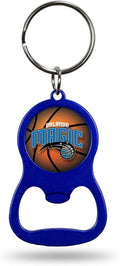 Orlando Magic Premium Solid Metal Bottle Opener Keychain, Key Ring, Team Color