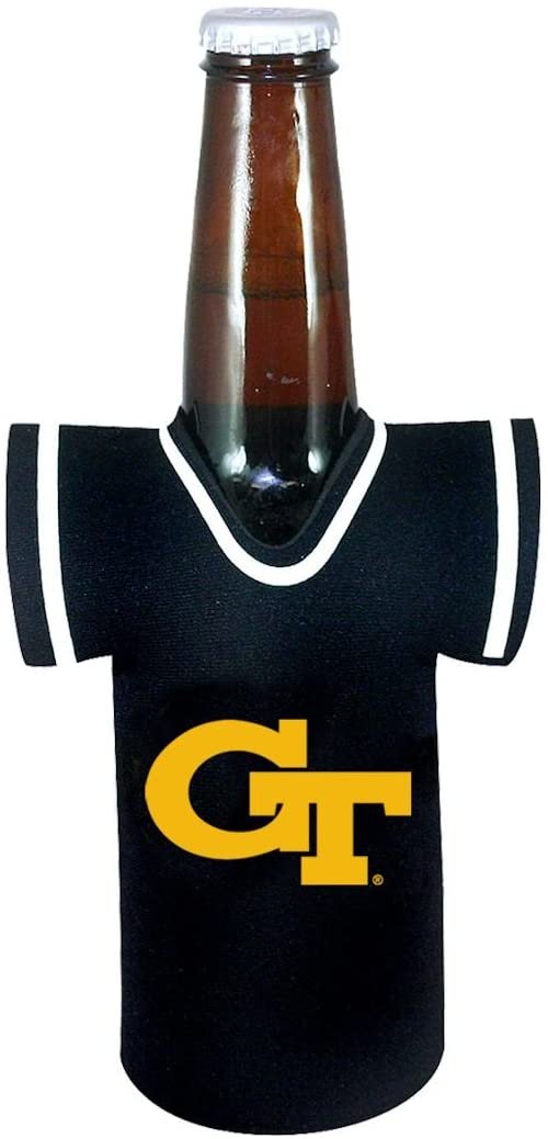 Georgia Tech University Yellow Jackets Beverage Insulator Cooler Bottle Holder Jersey Design