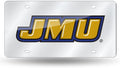 James Madison University Dukes Premium Laser Tag License Plate, Mirrored Acrylic Inlaid, 6x12 Inch