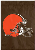 Cleveland Browns Premium Garden Flag Banner Applique Embroidered 12.5x18 Inch