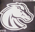 Boise State University Broncos 6 Inch Magnet, Metallic Chrome Shimmer Design, Vinyl Die Cut, Auto Home Heavy Duty