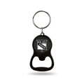 New York Rangers Metal Keychain Bottle Opener, Carbon Fiber Design