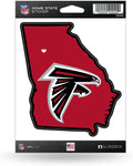 Atlanta Falcons 5 Inch Sticker Decal, Home State Design, Flat Vinyl, Full Adhesive Backing