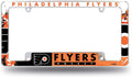 Philadelphia Flyers Metal License Plate Frame Tag Cover All Over Design Heavy Gauge