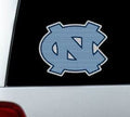 University of North Carolina Tar Heels 12 Inch Preforated Window Film Decal Sticker, One-Way Vision, Adhesive Backing