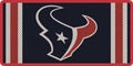 Houston Texans Premium Laser Cut Tag License Plate, Mirrored Acrylic, Inlaid, Jersey Design, 12x6 Inch