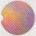 Car Coaster Set - Mermaid Scales