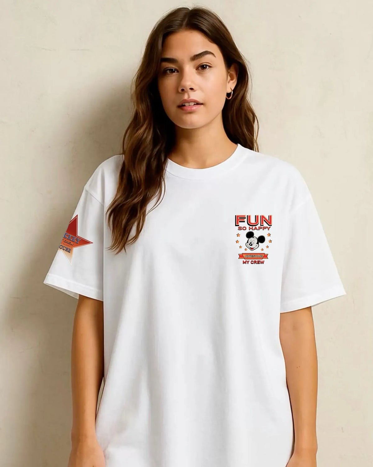 Mickey Stars Oversize Unisex T-Shirt