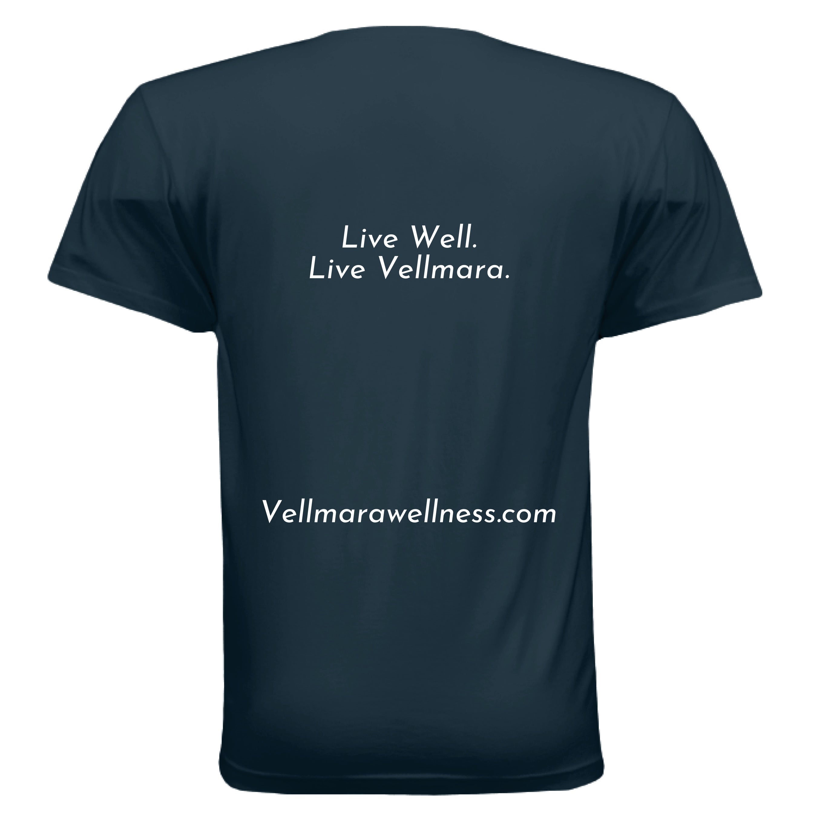Live Well moisture wicking performance T-shirt by Vellmara