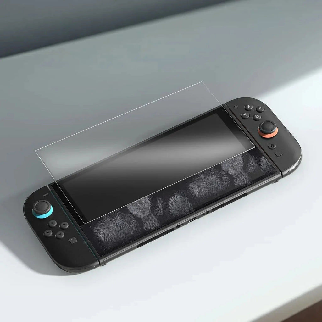 Tempered Glass Screen Protector with Joystick Cap | Full Coverage Protection for Nintendo Switch 2