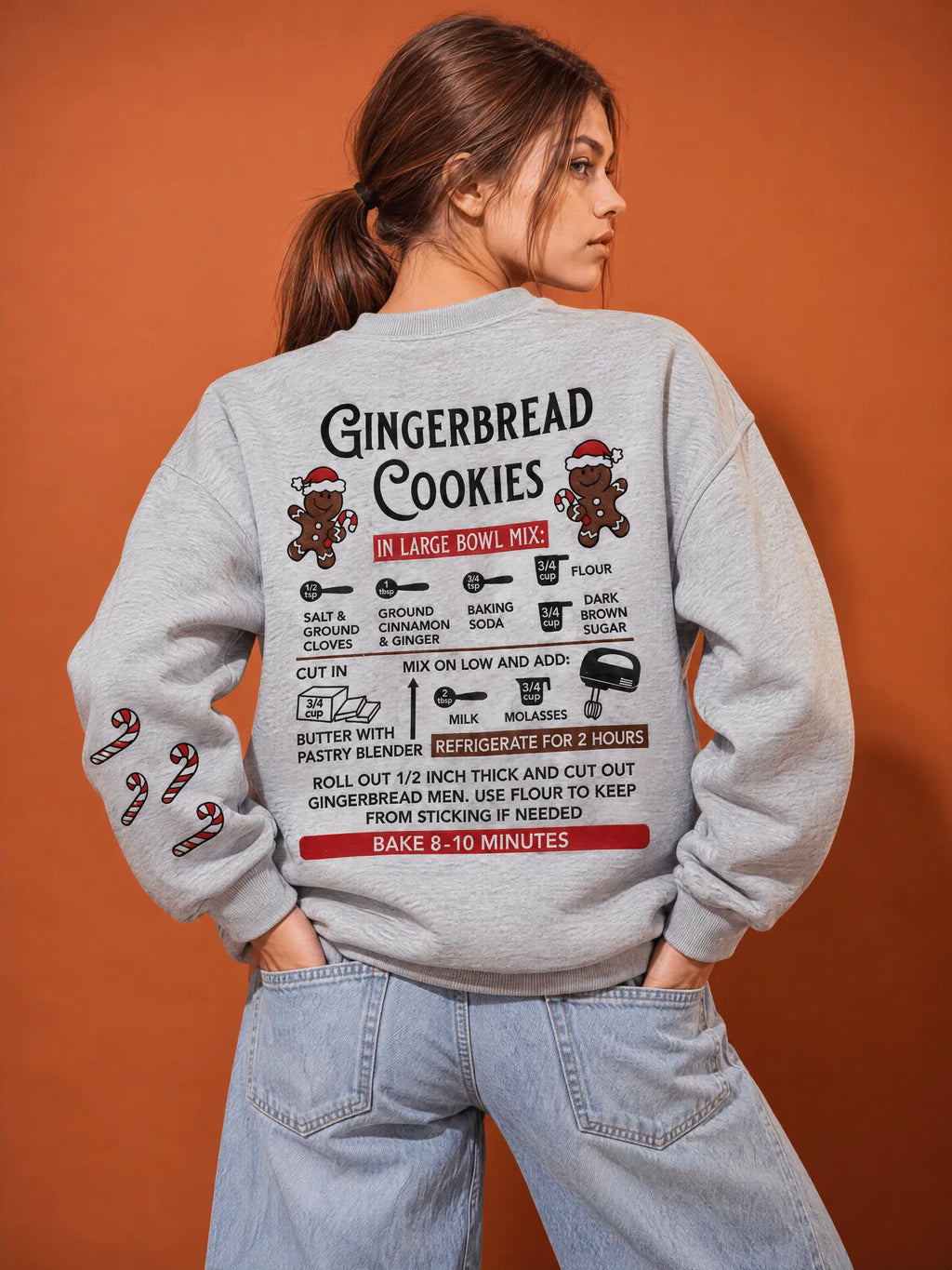 Oversize Cotton Crewneck Sweatshirt