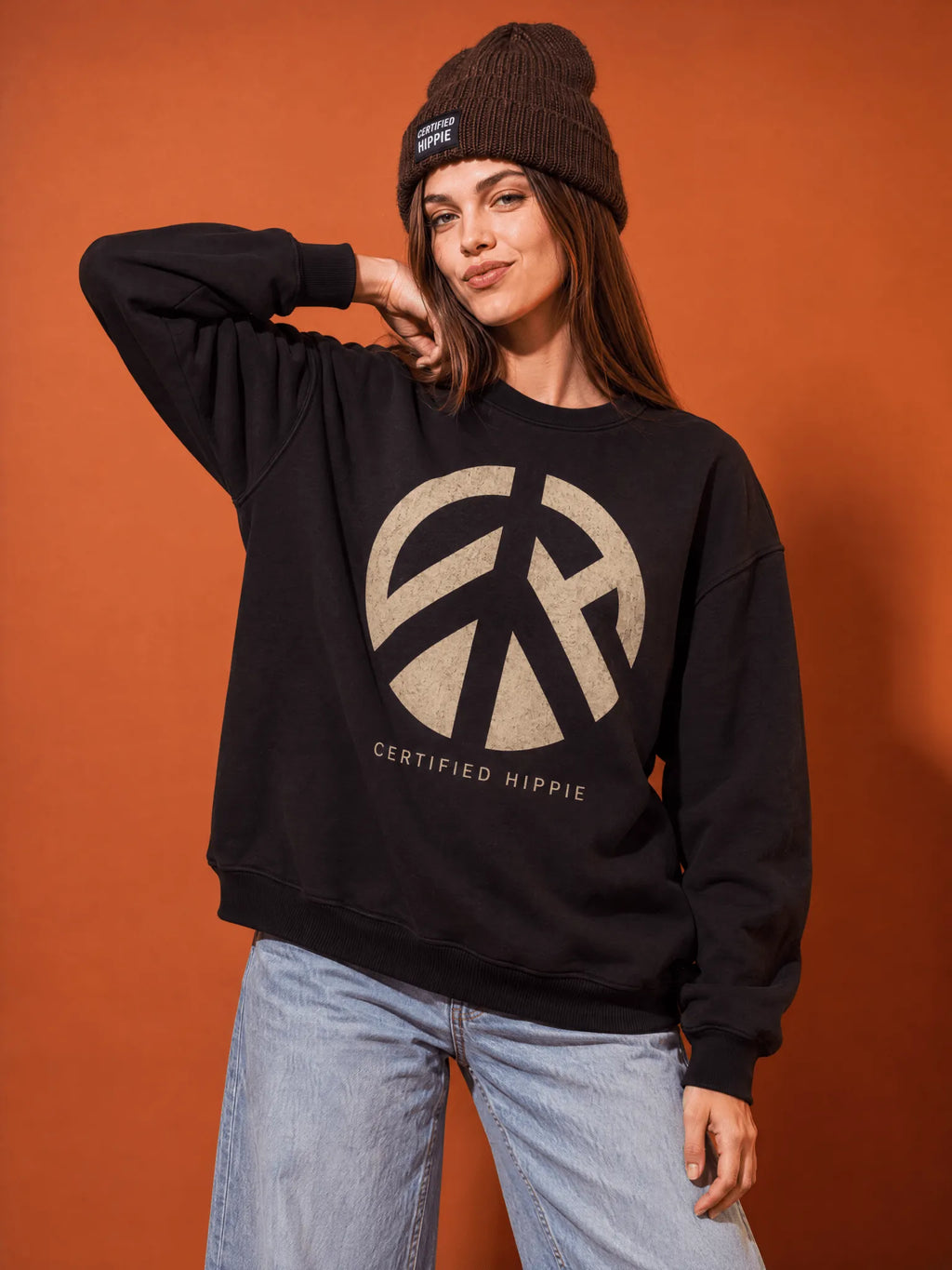 Oversize Fit Certified Hippie Crewneck