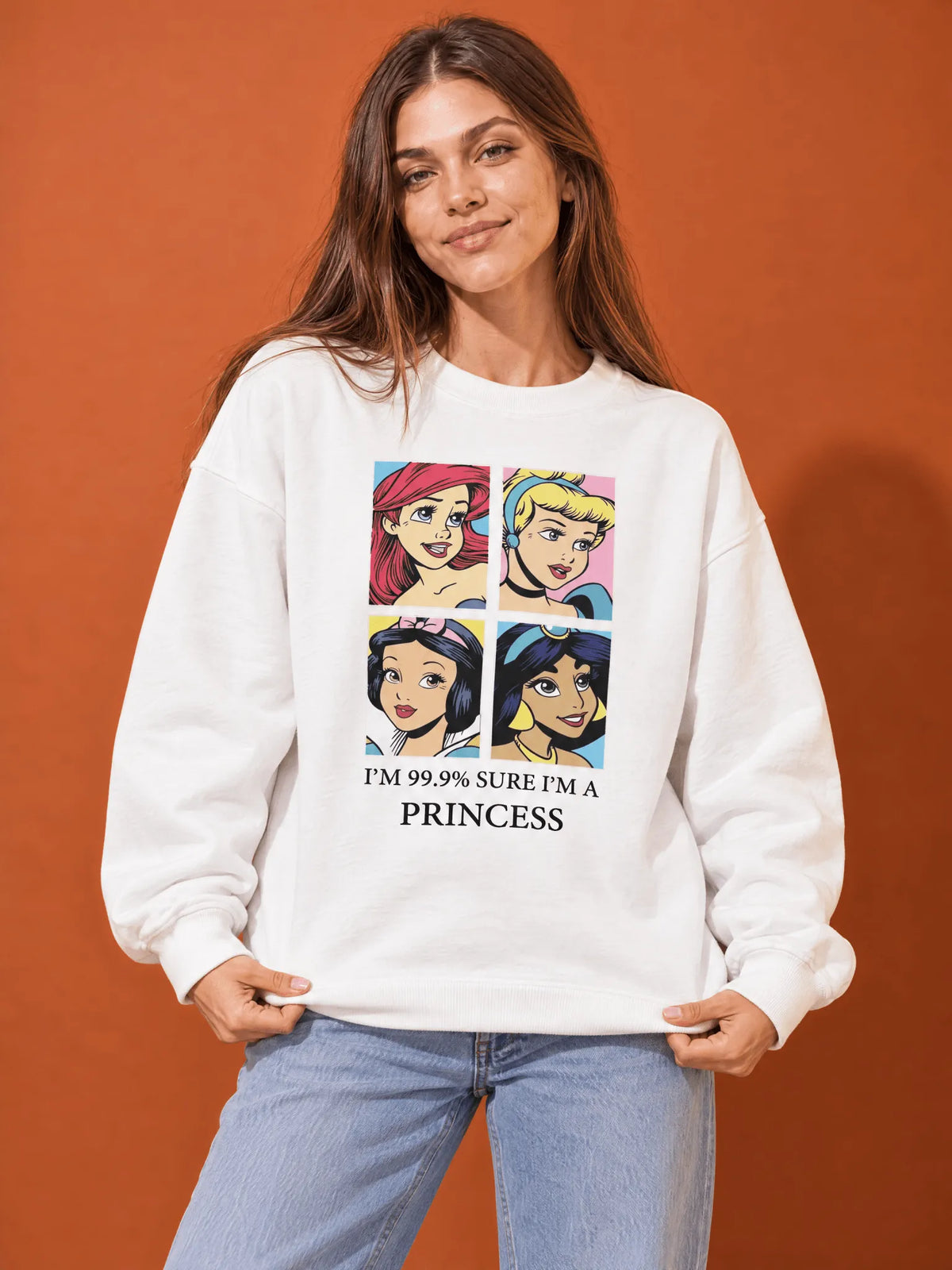 Princes Crewneck Oversize Fit 100% Cotton