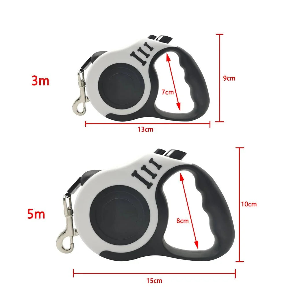 Retractable Dog Leash | Strong Nylon Lead for Small and Medium Dogs and Cats