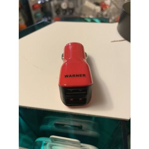 Dual USB Port Car Lighter Charger Socket Power Charging Adapter Warner