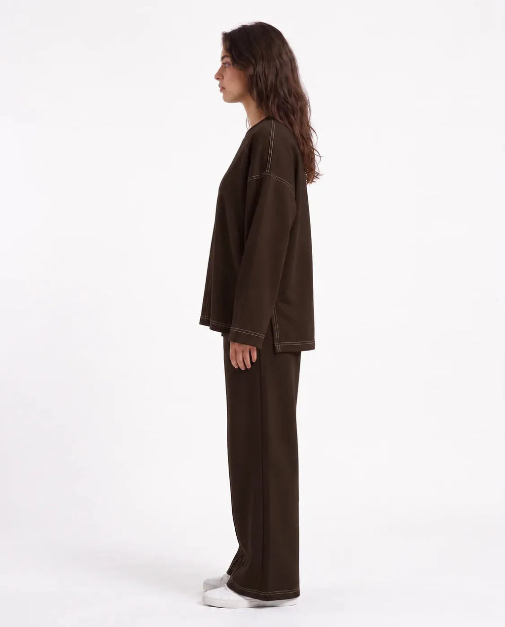 SITRA Women's Casual Retro Relaxed Stitch Set