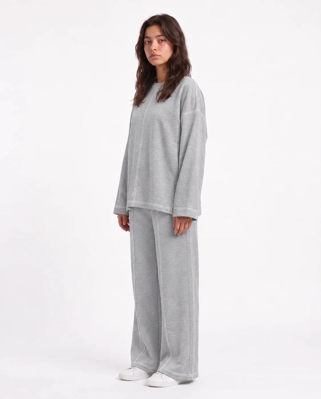 SITRA Women's Casual Retro Relaxed Stitch Set