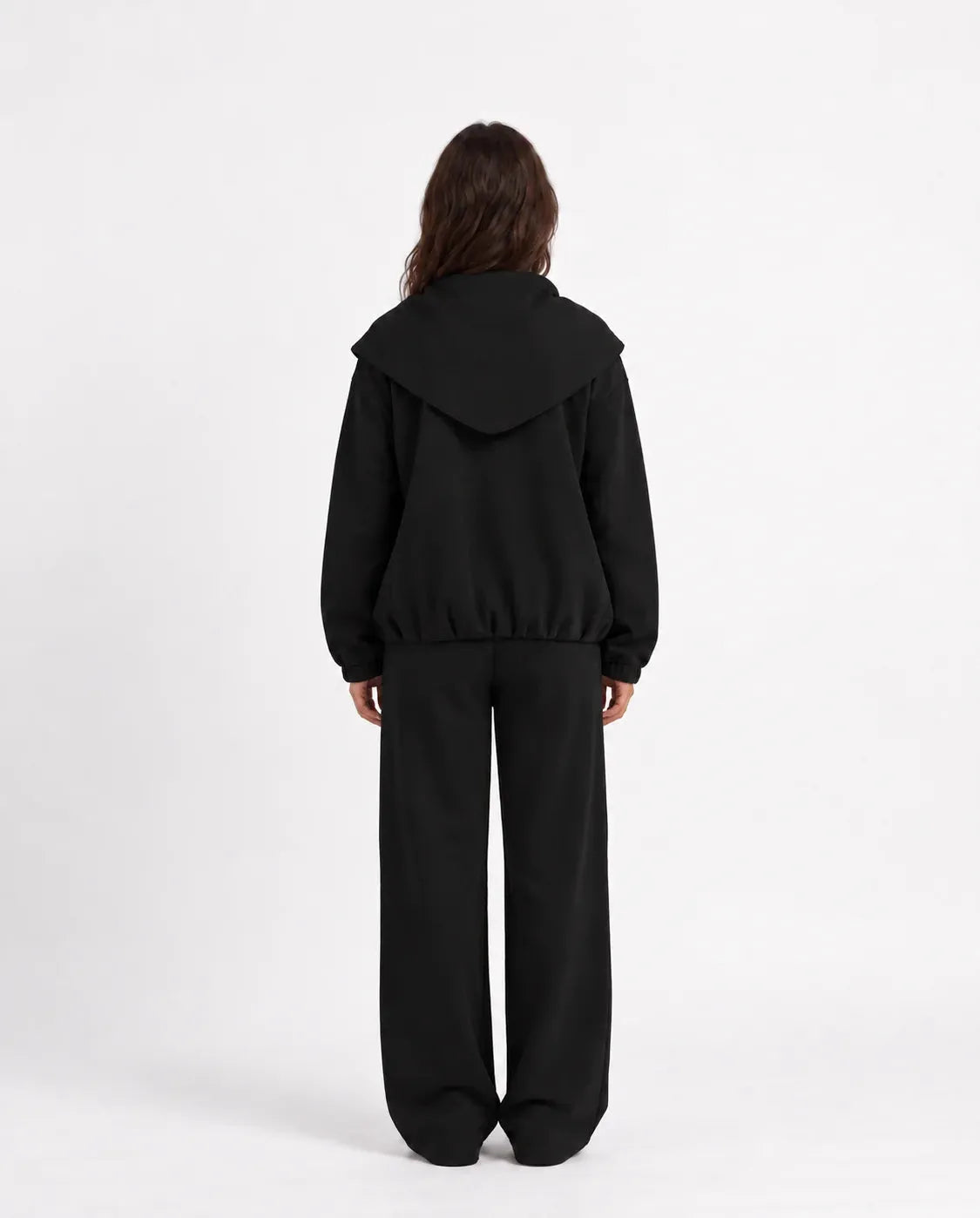 SITRA Women's Casual Tie Shoulder Zip Set