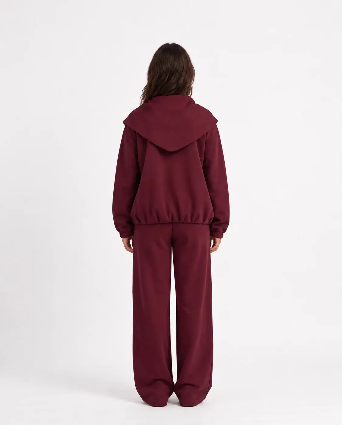 SITRA Women's Casual Tie Shoulder Zip Set