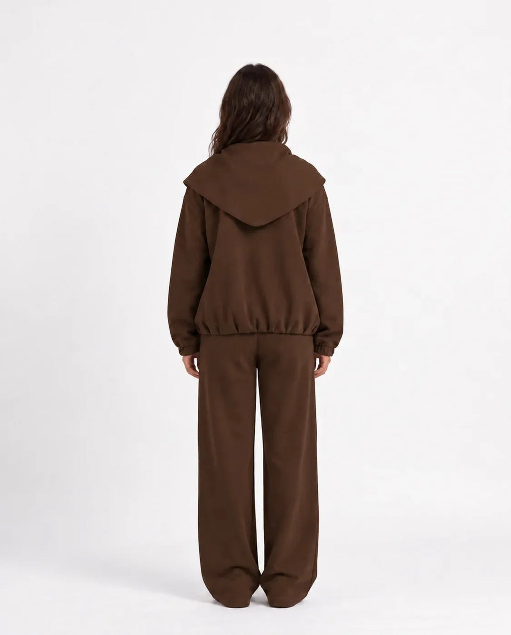 SITRA Women's Casual Tie Shoulder Zip Set
