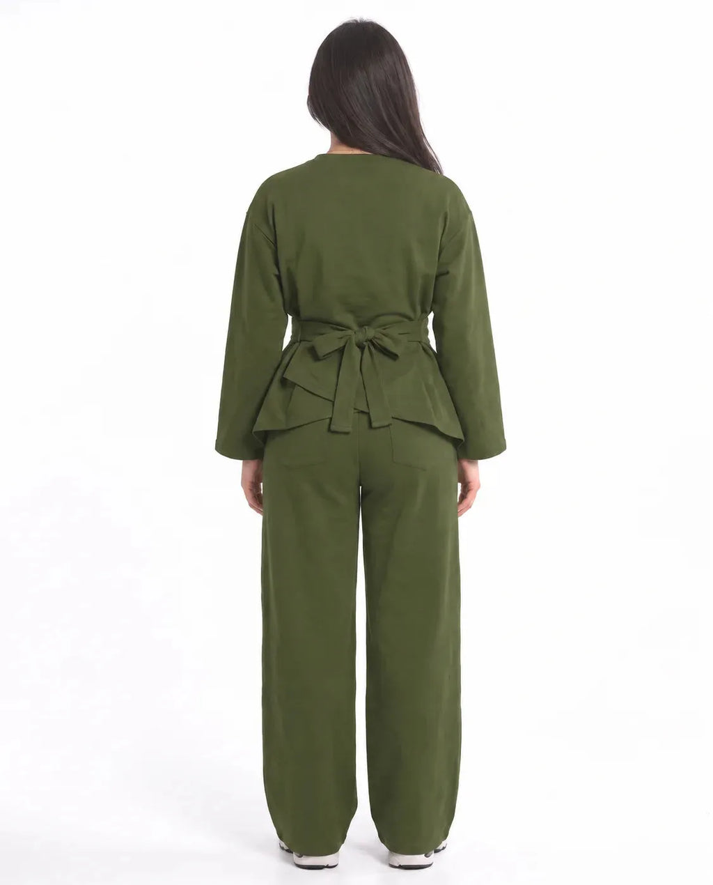 SITRA Women's Casual Wrap Detail Lounge Set