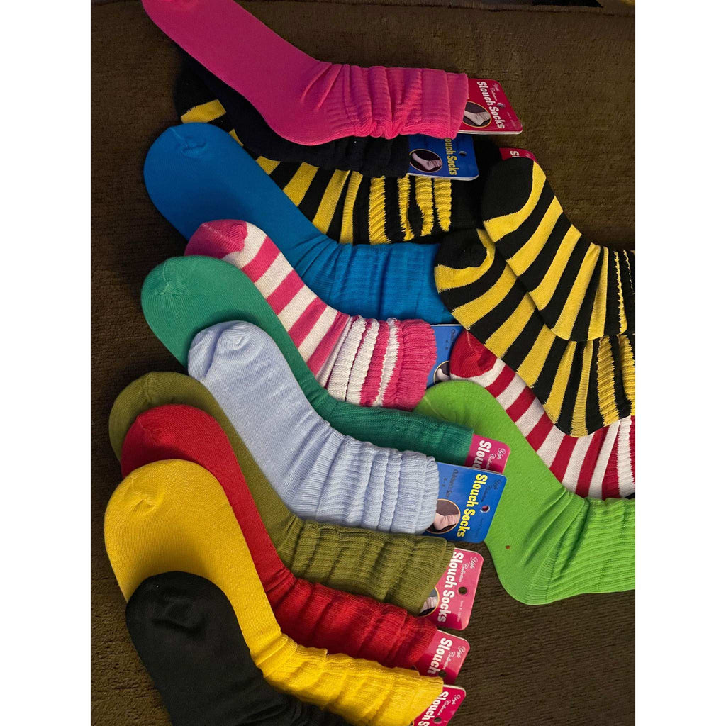 Yafa Collection Slouch Socks Adults Size 9-11 And children's size 6-8