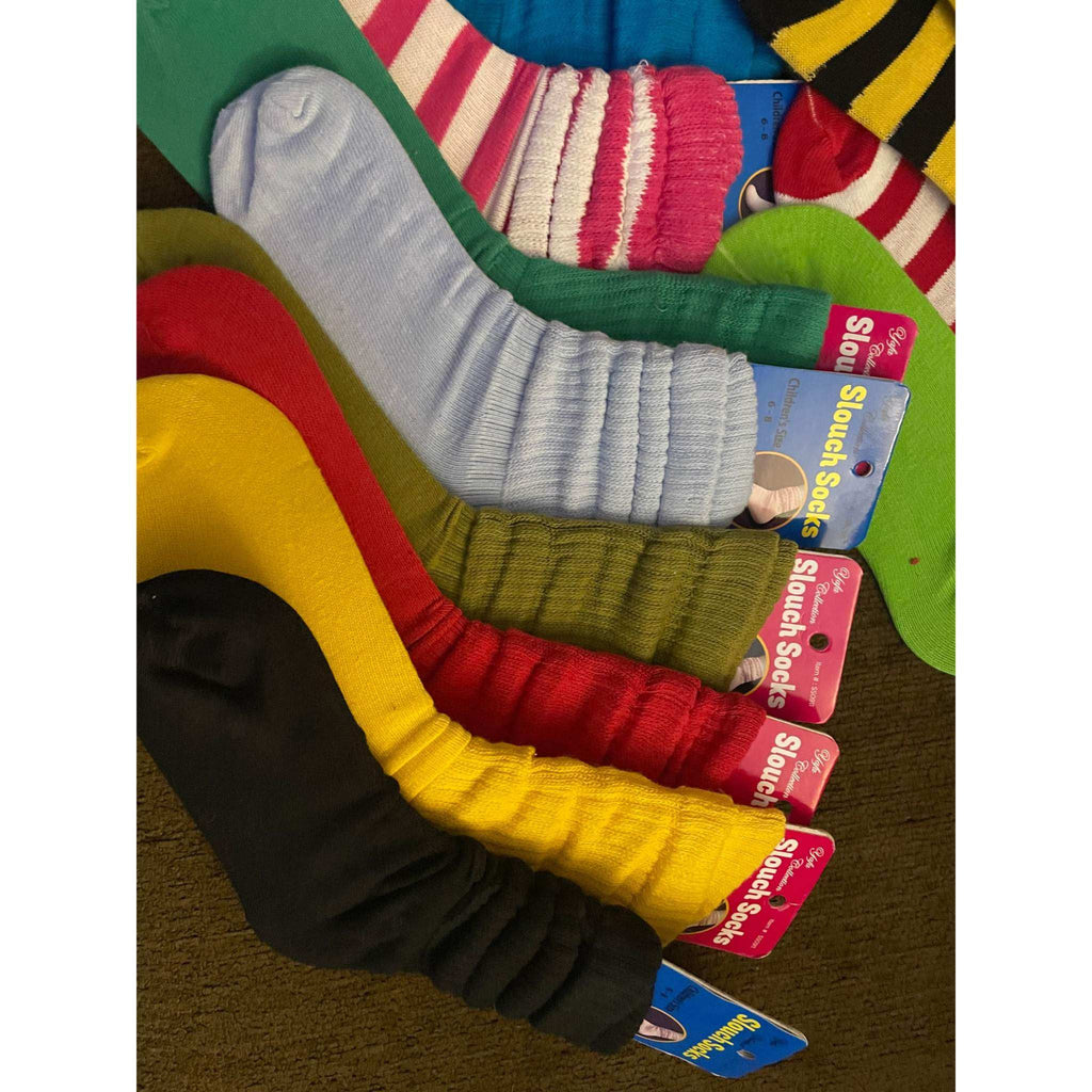 Yafa Collection Slouch Socks Adults Size 9-11 And children's size 6-8