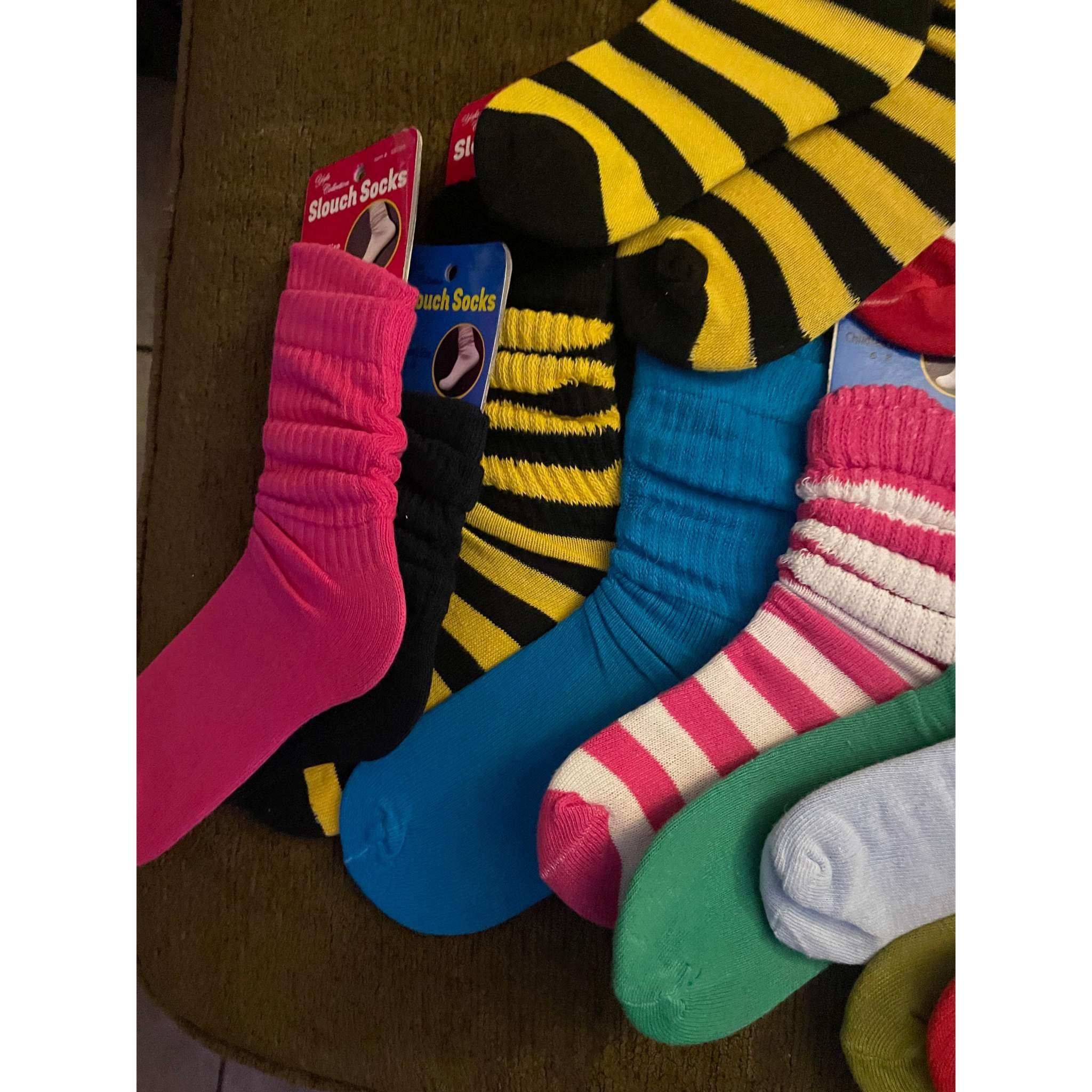 Yafa Collection Slouch Socks Adults Size 9-11 And children's size 6-8