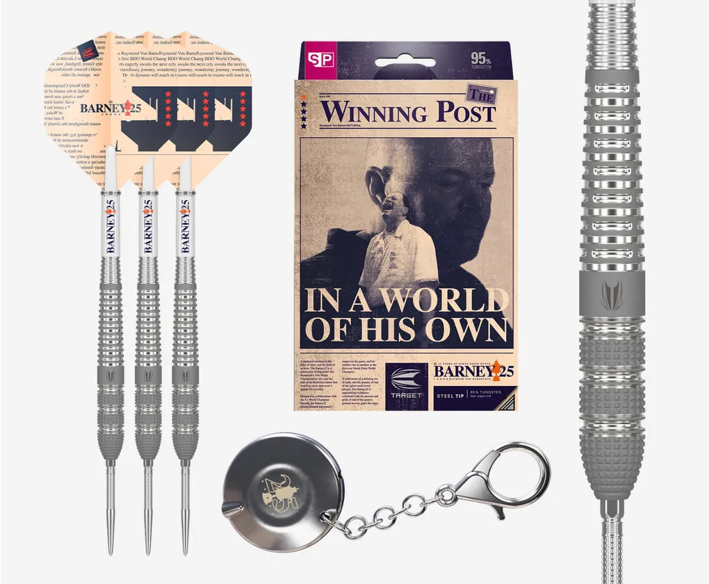 Barney 25 Swiss Point Steel Tip Darts