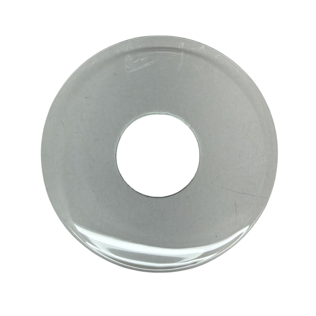 Single Glass Bobeche - Clear Plain