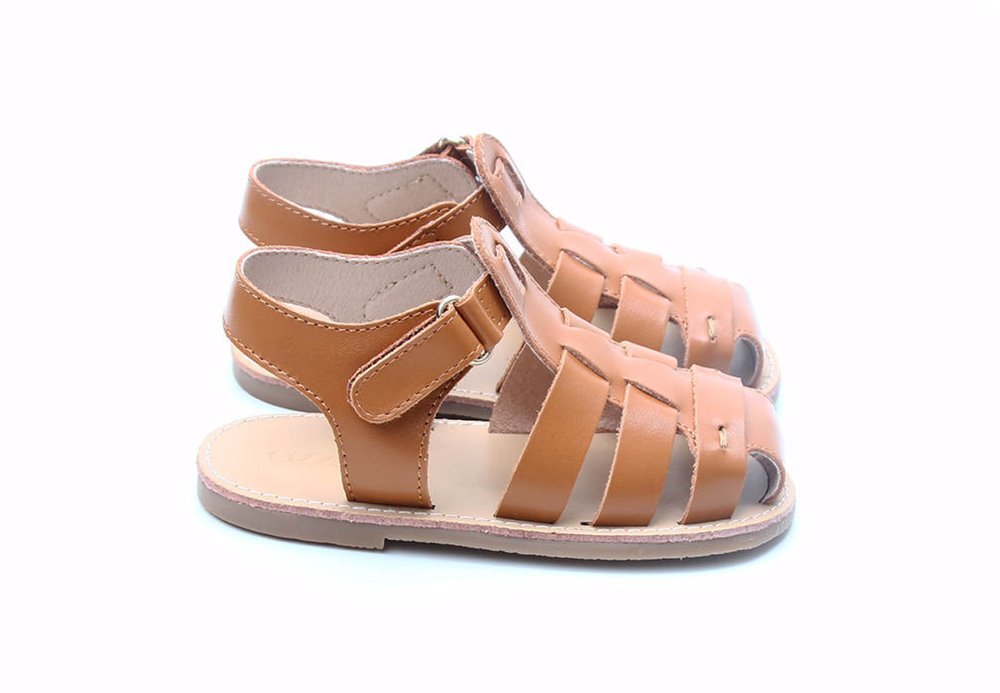 Kids' Italian Leather Sandals | Wide Toe Box & Flexible Sole for Toddlers| Venetian