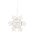 Grandpa's 1st Christmas Snowflake Ornament.