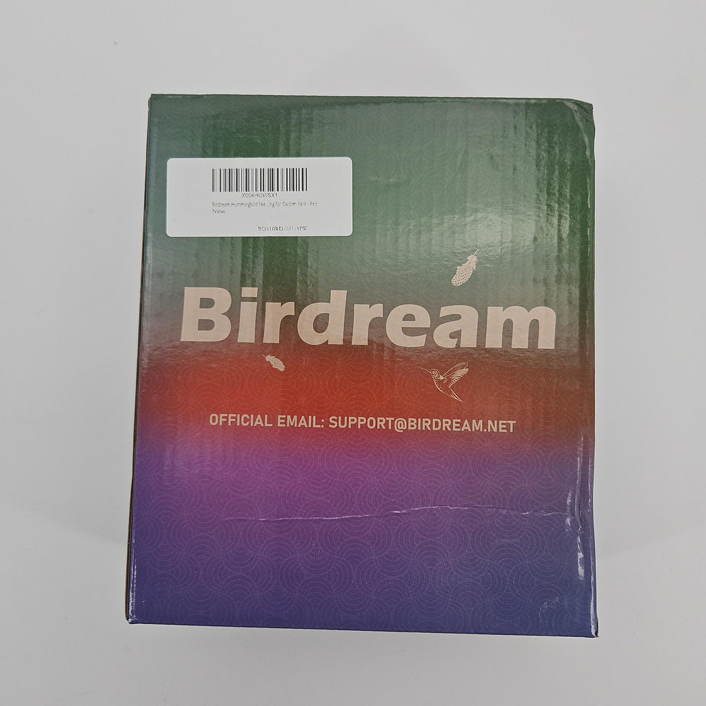 Birdream Red 10-Ounce Crown Hummingbird Feeder