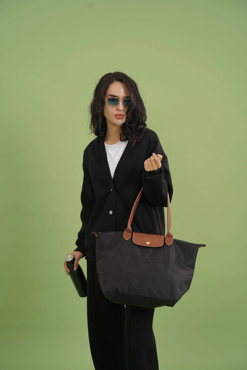 Women's Dropped Shoulder Button Set