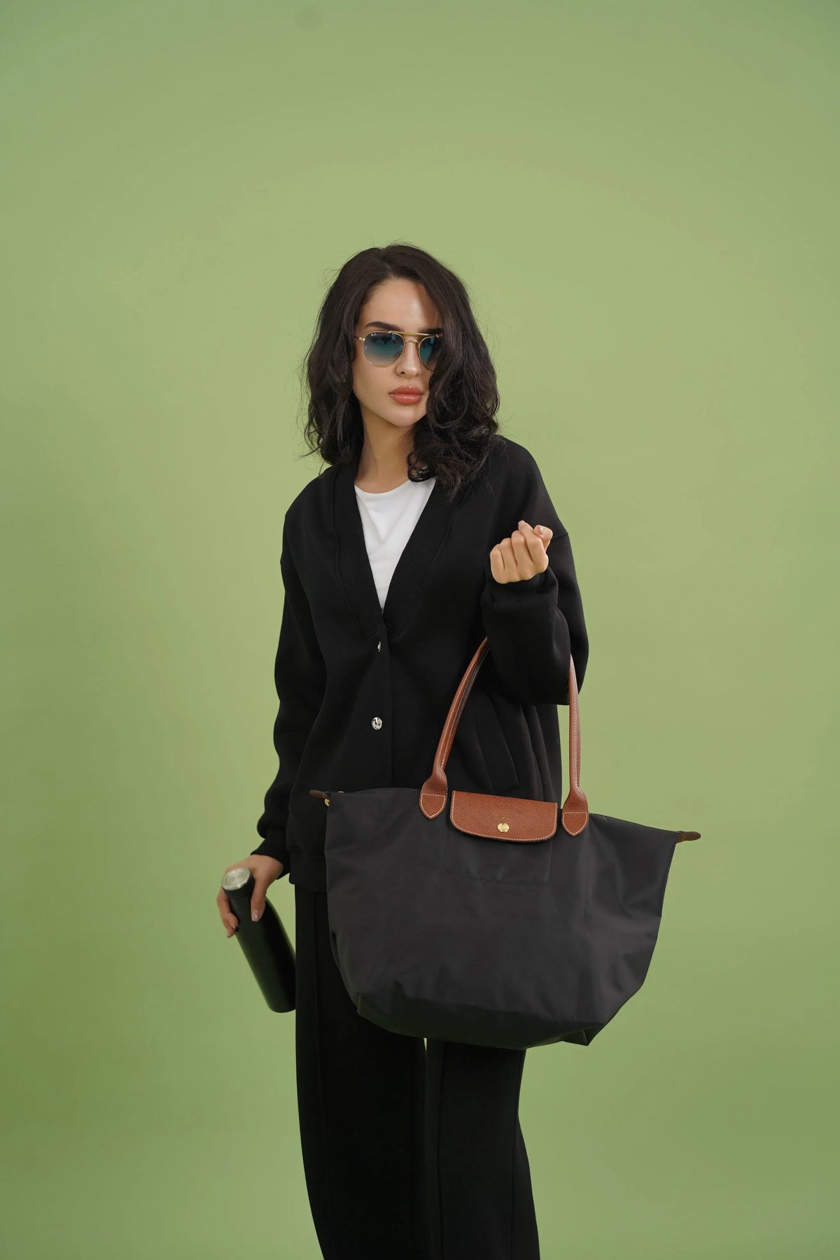 Women's Dropped Shoulder Button Set