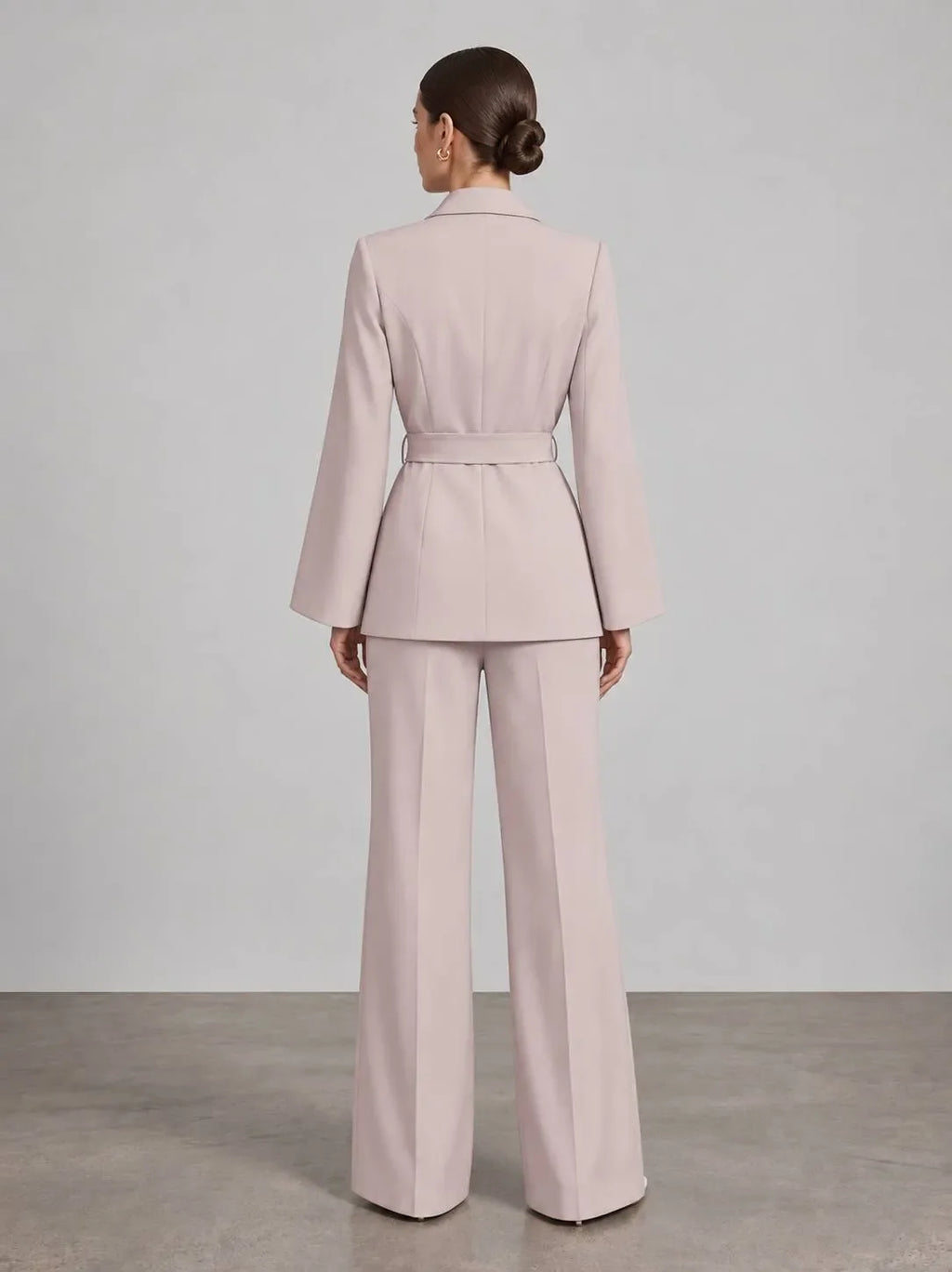 Women's Italian Belted Suit Set