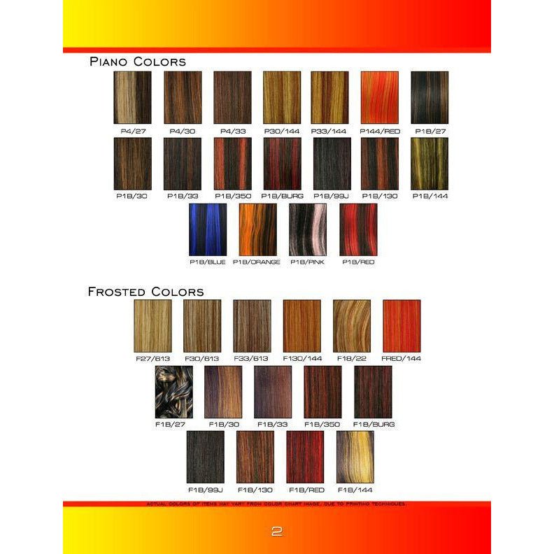 Unique Collection WSD1 Synthetic Detachable Wig