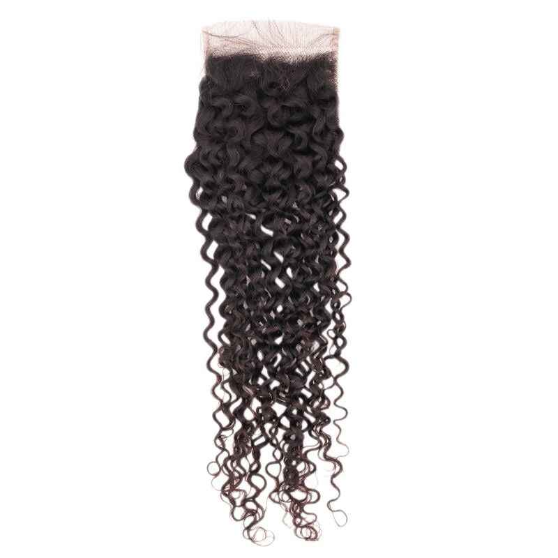 Kinky Curly 4x4 Transparent Lace Closure