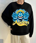 You Are My Universe Oversize Cotton Crewneck Sweatshirt